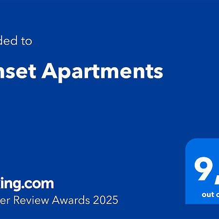 Sunset Apartments Улцин Екстериор снимка